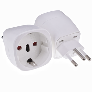Adaptateur de voyage <span class=keywords><strong>Suisse</strong></span> Allemagne Schuko EU vers <span class=keywords><strong>prise</strong></span> <span class=keywords><strong>Suisse</strong></span>, adaptateur <span class=keywords><strong>Suisse</strong></span> 10A 250V, <span class=keywords><strong>prise</strong></span> triple - Product Image 1