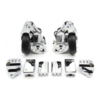 Roues auxiliaires anti-basculement en acier inoxydable pour moto Harley Davidson Touring Gold Wing R18 Indian