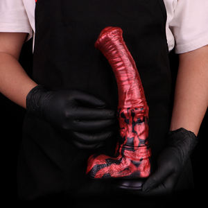 Online alışveriş damla nakliye tasarım Alien seks oyuncak büyük kalın fantezi silikon yapay penis vantuz yumuşak kadın erkek çiftler için - Product Image 5