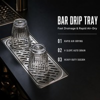 Nettoyeur de tasses automatique pour évier de cuisine, rince-verre haute pression, lave-bouteille, rince-pichet en acier inoxydable, outil de bar