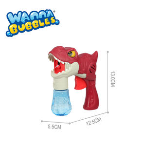 Groothandel Buiten Speelgoed Haai Wrijving Aangedreven Bubble Gun Dinosaurus Bubbels Shooter Blower Kids <span class=keywords><strong>Dino</strong></span> Bubble Machines Voor De Zomer - Product Image 5