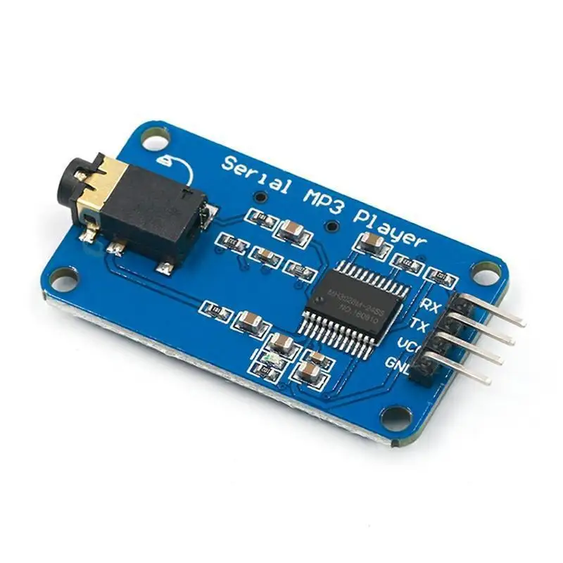 YX6300 UART Módulo de Controle Serial MP3 Player de Música AVR/ARM/PIC CF MicroSD/SDHC3.2-5.2V Novo em estoque