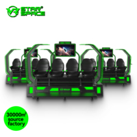 VR Star SpaceChina usine de VR réalité virtuelle expérience de montagnes russes dynamique 3 sièges Motion Ride 9D VR Chair