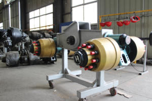 ระบบกันสะเทือน Argo Bogie สำหรับรถบรรทุกรถกึ่งพ่วงอะไหล่เหล็กมือสองสินค้าใหม่ - Product Image 5