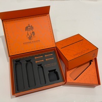 Caja de Regalo de Cartón Rígido de Lujo Personalizada para Cuidado de la Piel, con Logotipo en Relieve, Caja de Empaque con Inserto de Espuma EVA Personalizada para Set de Cosméticos