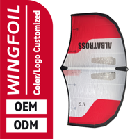 Haute Qualité Nylon et Polyester Surf Hydrofoil Windfoil Feuille Aile Vente Chaude Vent Foiling Surf Équipement pour Les Eaux De L'océan