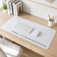 Tapis de souris IDeskMat personnalisable, tissu haute densité, résistant aux taches, prêt à l'impression, pour postes de travail de programmation