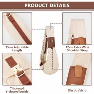 Transportín Ajustable de Nailon para Mascotas Pequeñas, Manos Libres, con Uso en Múltiples Escenarios y Características de Seguridad y Comodidad - Product Image 3