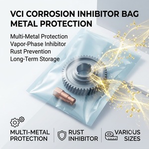 Bolsas de Polietileno Transparentes de Primera Calidad con Sellado de Tres Lados, Resistentes a la Humedad, con Fondo Plano y Abertura Lateral para Almacenamiento de Piezas Metálicas - Product Image 2