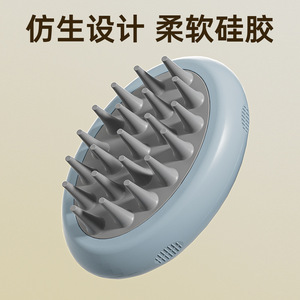 Peigne de toilettage pour animaux de compagnie, brosse anti-statique, massage doux pour chats et chiens, élimine les poils lâches, nettoie la peau - Product Image 3