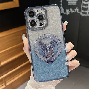 Gradient Màu Thông Minh Điện Thoại Di Động Trường Hợp Đối Với iPhone 11 12 13 Pro Cho iPhone 6S 7 10 XR XS-Long Lanh Bướm Chủ Điện Thoại Di Động Trường Hợp - Product Image 6