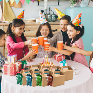 Cajas de Regalo para <span class=keywords><strong>Cachorros</strong></span> con Ventanas, Cajas de Regalo Plegables de Papel Kraft para Dulces, Decoraciones para Regalos, Fiesta de Cumpleaños Canina - Product Image 4