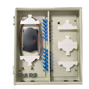 Cassettes de raccordement de <span class=keywords><strong>fibre</strong></span> optique Gpon Odf imperméables pour extérieur, 24 ports SC/UPC avec pigtails et adaptateurs - Product Image 2