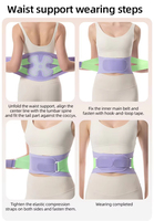 Ceinture de soutien lombaire professionnelle à double sangle respirante pour la gym, le fitness et le soulagement des douleurs dorsales