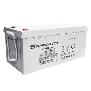 Solarbatterys sistema di accumulo solare gel batteria 12v 200ah 100ah 150ah backup batterie al litio piombo