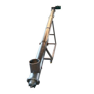 Máquina transportadora de tornillo vertical de grano de tubo transportador de tornillo sinfín de acero inoxidable de alta calidad - Product Image 1