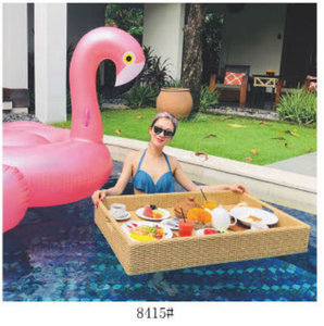 Bandeja de <span class=keywords><strong>desayuno</strong></span> flotante para muebles de exterior para <span class=keywords><strong>cesta</strong></span> de ratán resistente al agua para piscina - Product Image 5