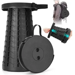 Taburete Plegable Telescópico de Plástico para Exteriores, Portátil, para Camping, Pesca, Barbacoa, Uso Doméstico, Fácil de Transportar - Product Image 1