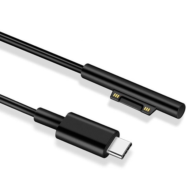 High Quality Type-C Male Interfaces Power Adapter Charger Cable for Microsoft Surface Pro 7 / 6 / 5 / 4 / 3 /Go