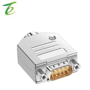 Cấp công nghiệp DB9 RS232/485 cổng nối tiếp cắm 9-pin D-SUB9 kết nối nam và nữ phía trước tán đinh NUT - Product Image 4