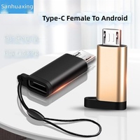 Adaptador USB C a Micro USB, Conector Hembra Tipo C a Micro USB Macho, Compatible con Carga y Sincronización de Datos