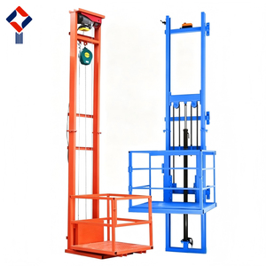 Elevador de Carga Eléctrico Industrial de 500 kg, Elevador Vertical de Mercancías de Doble Riel Hidráulico para Almacén - Product Image 1