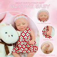 Poupée Reborn en Silicone de Haute Qualité de 6 Pouces pour Bébés Nouveaux-nés, avec Vêtements Interchangeables, Poupée Mannequin et Jouet de Mode pour Filles