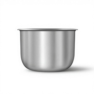 Accessoires pour <span class=keywords><strong>cuiseur</strong></span> à <span class=keywords><strong>riz</strong></span> AC072/DB071/AC071/DX071, pot intérieur en acier inoxydable, sans revêtement, 2L, source d'alimentation : aucune - Product Image 1