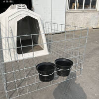 Cage d'élevage de veaux en acier galvanisé et PE de type H, durable pour l'élevage avicole, facile à utiliser, îlot robuste pour veaux, garantie 1 an, nouveau