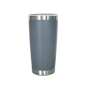 도매 외관은 사용자 정의 할 수 있습니다 스테인레스 스틸 이중 벽 단열 진정한 공기 누출 방지 커피 컵 자동차 컵 아이스 컵