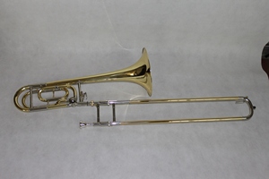 Trombón bajo de afinación oriental con deslizador, tono Bb/F, campana de latón y deslizador de cuproníquel - Product Image 5