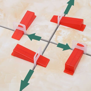 Entretoises de carreaux en <span class=keywords><strong>PVC</strong></span> de 3mm au design moderne Clips de nivellement réutilisables pour les carreaux de céramique, de porcelaine et de plastique de 1.5mm d'épaisseur - Product Image 5