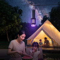 Nouvelle Lampe Anti-Moustiques UV 3-en-1 en ABS avec Lumière Chaude Douce USB pour Chambre à Coucher et Crèche, Fonction Lampe Torche