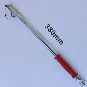<span class=keywords><strong>Tige</strong></span> de gonflage de pneu de voiture avec manomètre, buse incurvée intérieure/extérieure étendue, double usage, crochet inversé pour le montage de deux pneus - Product Image 4
