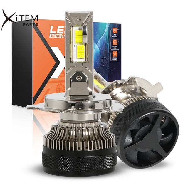 Super Bright 4 Cooper Tube Canbus Led H11 H1 H8 H13 9005 9006 Led Headlight Bulb 270w 20000lm Mini Led H4 H7 Car Light