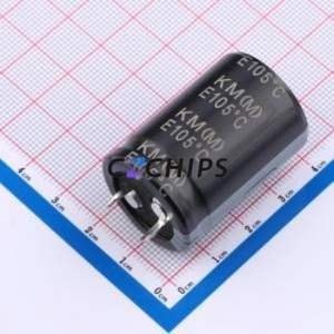 KM080M222SI225 * 35TA-1A3ET ตัวเก็บประจุอลูมิเนียมอิเล็กโทรไลติกในแบบสแนปผ่านรู D25xL35mm 2200uF 20% 80V 25มม. - Product Image 2