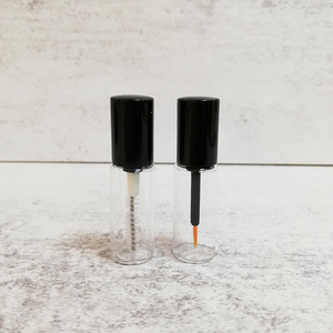 Tube de mascara en PETG rond classique de petite capacité (3 ml) avec impression sérigraphique et bouchon à vis, tubes vides pour cils, pour usage cosmétique - Product Image 6