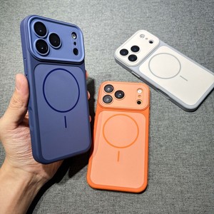 เคสโทรศัพท์มือถือแบบด้านสีดั้งเดิม แม่เหล็กดูดติด สำหรับ iPhone 17 16 15 Pro Max ป้องกันแรงกระแทก ด้านข้างนุ่ม ฝาหลังแปลงรูปแบบได้ - Product Image 3