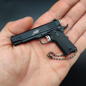 Chất Lượng Cao Kim Loại Súng Mô Hình 7.5 Cm 1:3 Thu Nhỏ Kimber 1911 Súng Mô Hình Hợp Kim Kim Loại Đồ Chơi Súng Keychain - Product Image 2