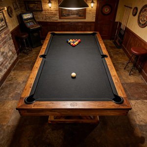 <span class=keywords><strong>Table</strong></span> de billard moderne en bois massif de 7 pieds avec poches en cuir véritable, <span class=keywords><strong>table</strong></span> de jeu multifonction 3-en-1 - Product Image 2