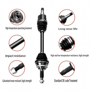Para el conjunto de medio eje izquierdo y derecho del eje de transmisión Changan, Junta CV de rueda delantera y trasera, transmisión de chasis de alta calidad - Product Image 5