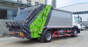 Le camion à ordures comprimé 18CBM de l'automobile résistante est spécifiquement conçu pour la collecte des déchets urbains. - Product Image 4