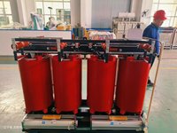 Transformador de Tipo Seco de Alta Frecuencia con Cambio de Derivación en Carga, 50Hz, Dos Bobinados, Entrada de 10kV, Salida Trifásica de 400V, SCBZ18- Dyn11