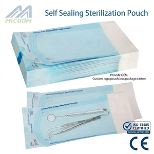 Personaliza Completamente tu Marca: Bolsas Estériles Autosellables <span class=keywords><strong>de</strong></span> Papel Crepé para Vapeadores Desechables con Certificación CE e ISO, Tamaños Estándar en Stock - Product Image 1