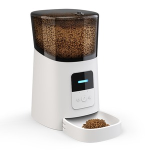 New Dog Cat Smart Pet Feeder Camera Wifi Alexa Tuya Smart <span class=keywords><strong>Mobile</strong></span> Phone App telecomando Microchip alimentatore automatico per animali domestici - Product Image 1