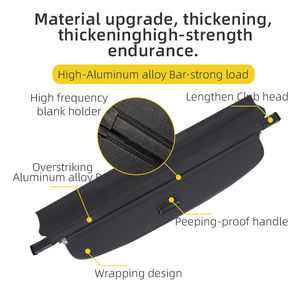 Estante de paquete trasero retráctil OEM para <span class=keywords><strong>Audi</strong></span> <span class=keywords><strong>Q7</strong></span> 2010-2015, cubierta de carga Interior de carbono, piezas de repuesto para equipaje, accesorio, modelo apto - Product Image 5