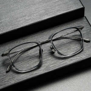 CS-MORNING monture <span class=keywords><strong>optique</strong></span> en titane pur, lunettes de bonne qualité pour hommes et femmes, montures 2023 - Product Image 2