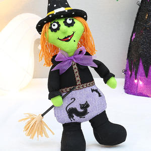 <span class=keywords><strong>Nouvelles</strong></span> décorations d'Halloween citrouille sorcière poupée fantôme décoration de fête d'Halloween - Product Image 3