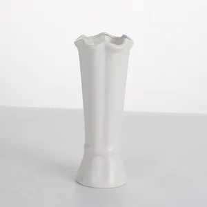 サプライヤー花瓶ピュアホワイトセラミック花瓶クラシックスタイル装飾花瓶壷瓶ボトル装飾アクセサリー