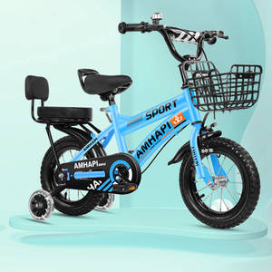 Nova Oferta: Bicicleta Infantil de Montanha 12 Polegadas com Suspensão, Rodas de Treinamento, Freio Traseiro e 6 Velocidades para Crianças de 3 a 8 Anos - Product Image 6